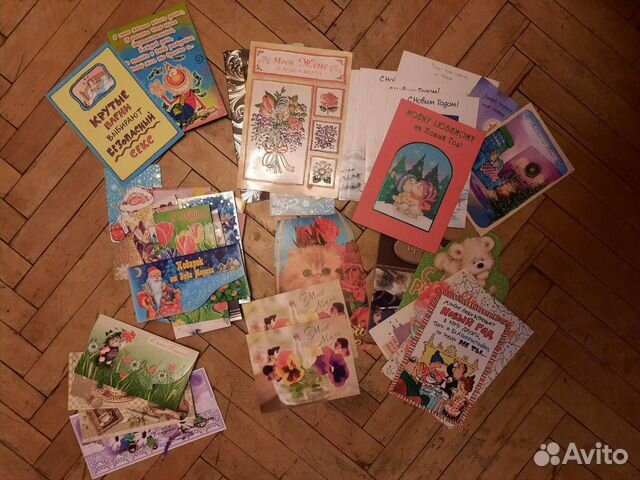 Открытки поздравительные, конверты для денег