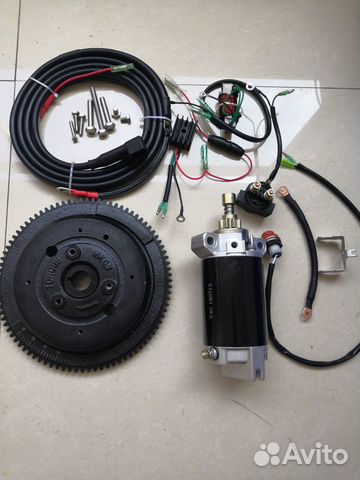 Комплект для переделки Ямаха 40 на электрозапуск