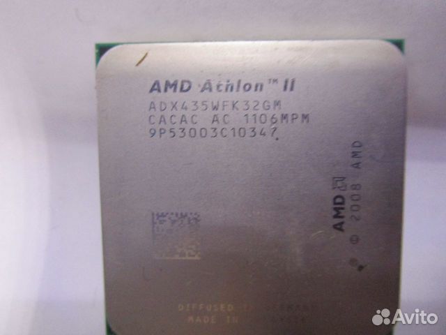 Процессор AMD athlon II X3 435 2900MHz
