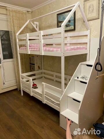 Детская кроватка / кровать подростковая с ящиками