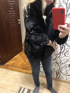 Шуба норковая автоледи поперечка как новая