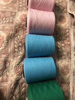 Пряжа на бобинах