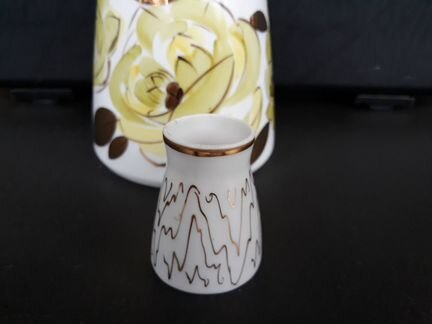 Графин-штоф Золотая роза лфз времен СССР