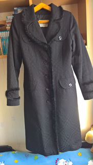 Пальто черноеHammond, размер 46, на позднюю осень