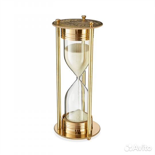 Песочные часы латунные на 5 минут