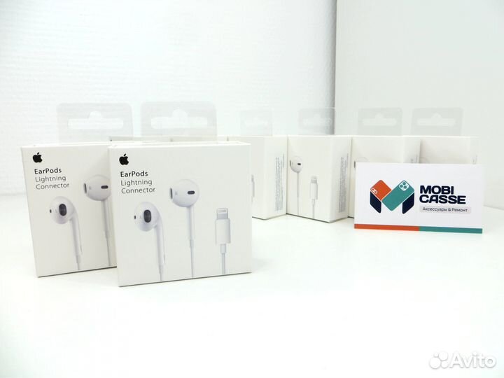 Наушники Apple Earpods разъем Lightning