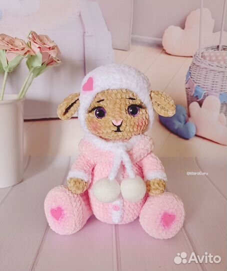 Игрушка ручной работы. Барашка Буся. Под заказ