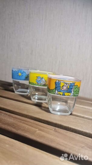 Стаканы детские набор 3 шт