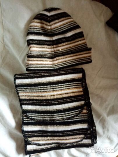 Комплект шапочка и шарфик
