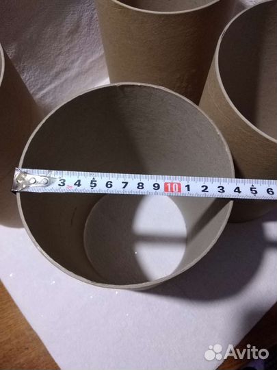 Цилиндры, втулки картонные для рукоделия