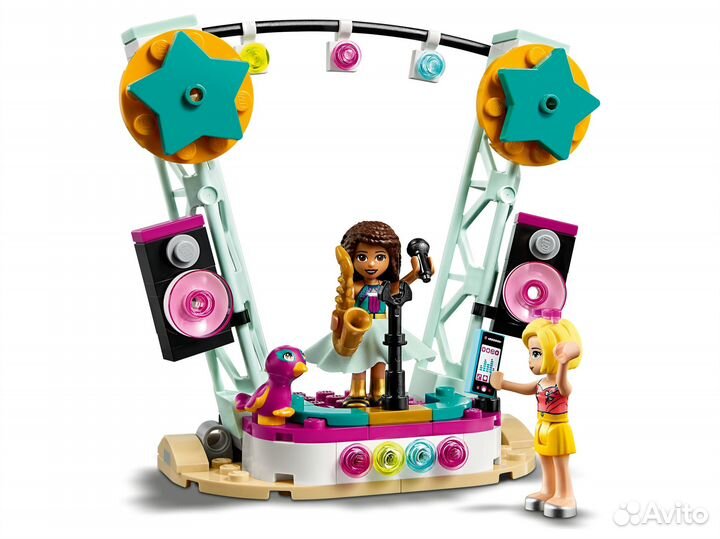 Новый lego Friends 41390 Машина со сценой Андреа