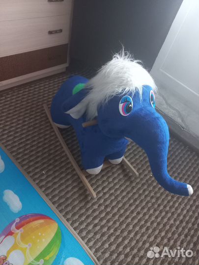 Детская качалка слон