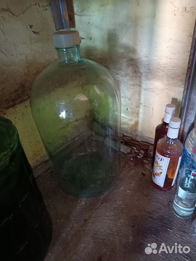 Бутыль стеклянная 20 литров