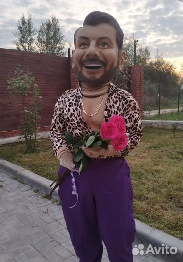 Ростовая кукла, звезды, шуточный стриптиз