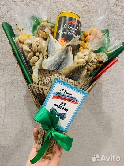 Мужские букеты съедобные