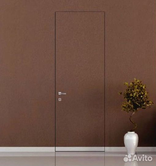 Скрытые межкомнатные двери под отделку