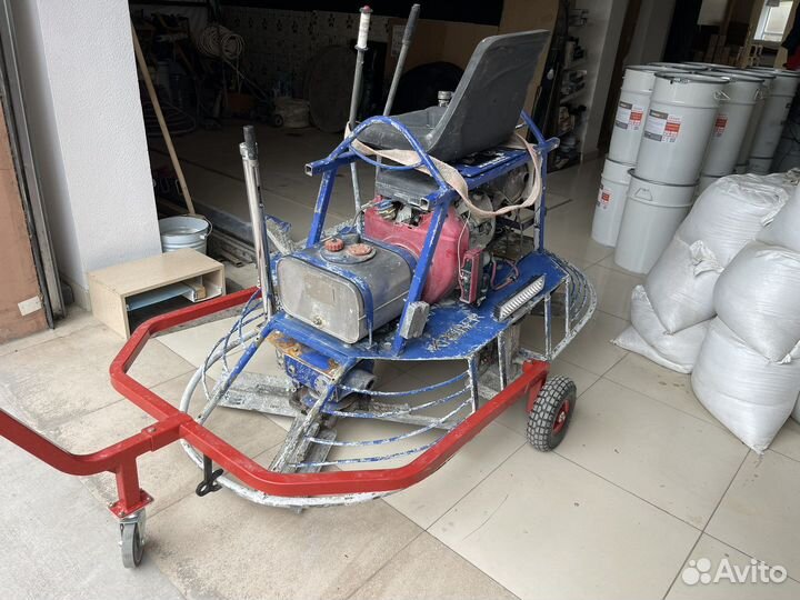 Двухроторная затирочная машина для бетона