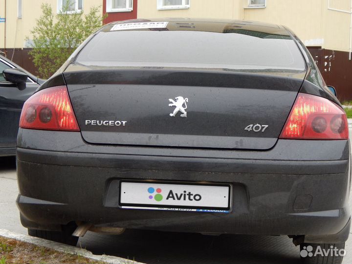 Peugeot 407 1.7 МТ, 2007, 300 220 км