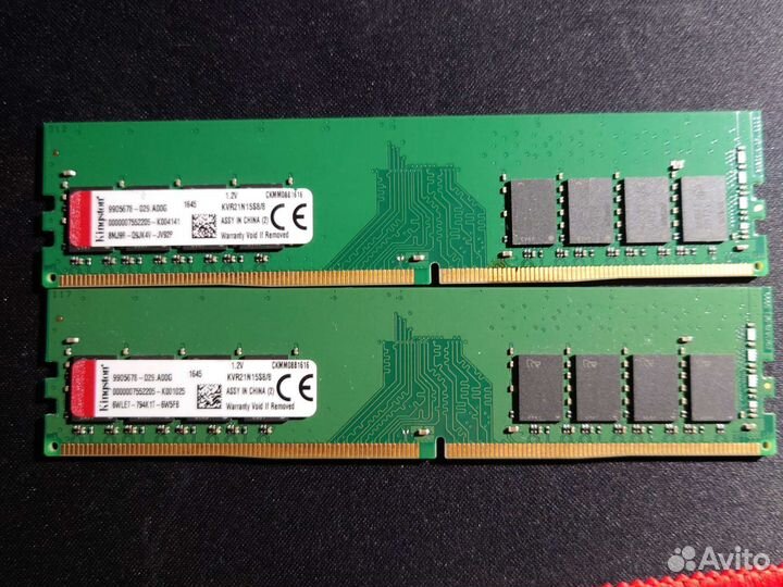 Kingston KVR21N15S8/8 DDR4 8Gb