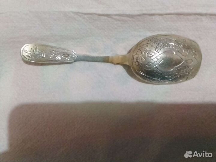 Совок для сахара серебряный