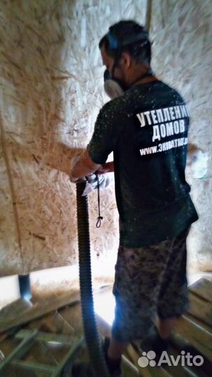 Эковата EcoFiber-утеплитель для мансард, стен,пола