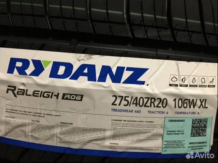 Rydanz Raleigh R06 275/40 R20 106W