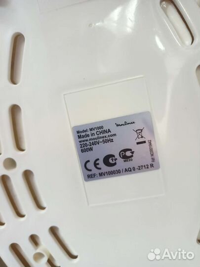 Пароварка moulinex principio mv1000