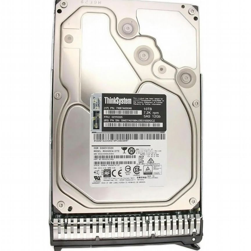 [SR530] Жесткий Диск Lenovo 7xb7a00046 10tb Sas 3,5" Hdd Sr530