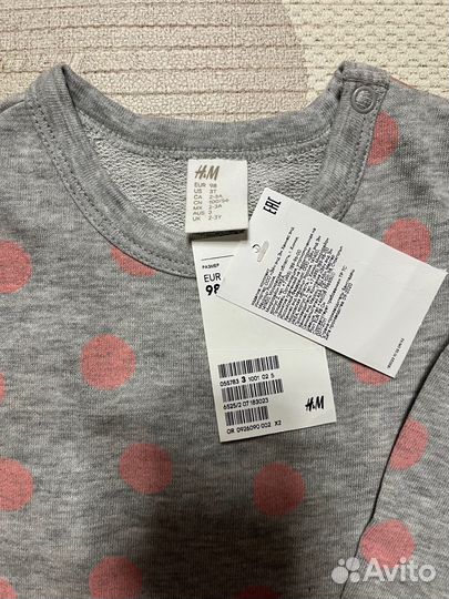 Новый комплект на девочку hm 98