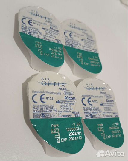 Линзы контактные air optix