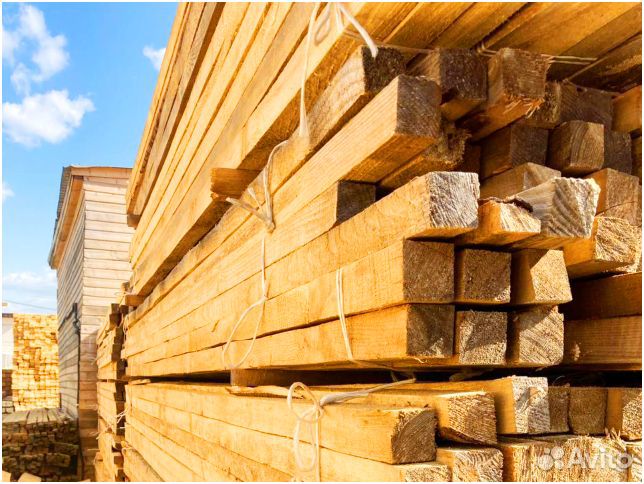 Доска лиственница - обрезная, строганная, сухая