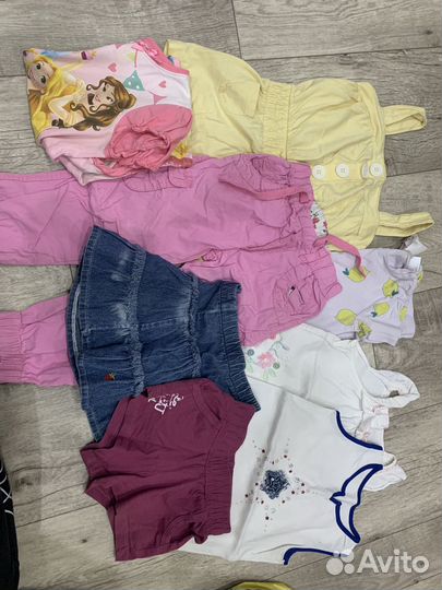 Пакет вещей на девочку от 2 до 4 лет