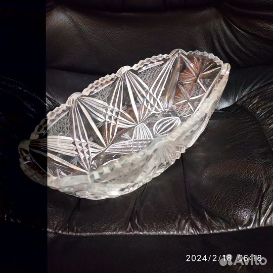 Ваза хрустальная СССР