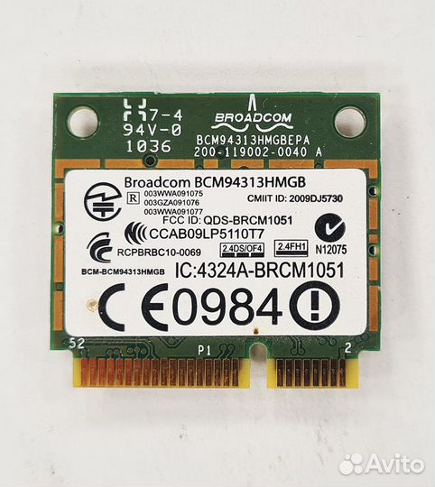 Бу Модуль wi-fi Broadcom BCM94313hmgb HP DV6-3060e
