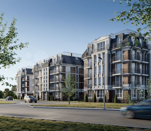 3-к. квартира, 94,6 м², 2/5 эт.