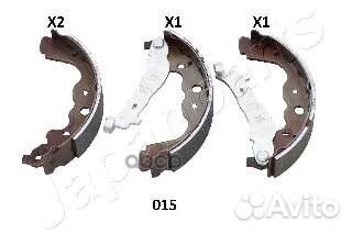 Колодки тормозные барабанные GF015AF Japanparts