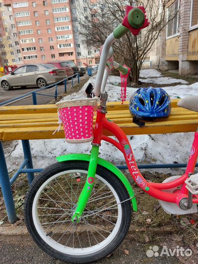 Детский велосипед Stels Jolly, велошлем, самокат