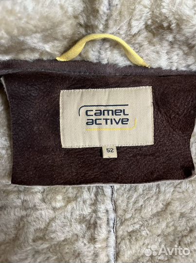 Дубленка мужская бомбер пилот Camel Active