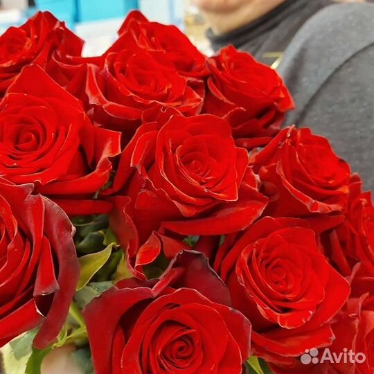 Цветы розы букет