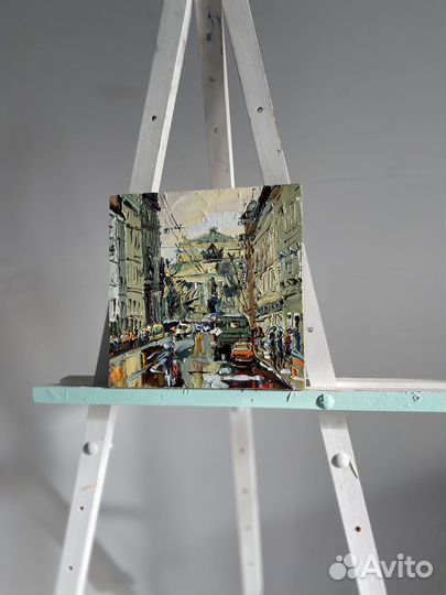 Картина маслом на холсте. По мотивам Семенова