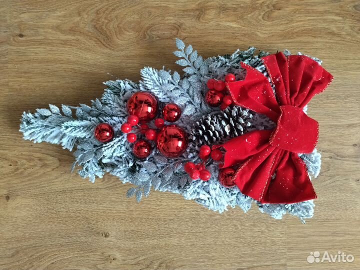 Новогодний декор. Новый венок- гирлянда