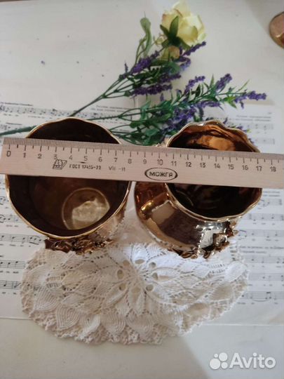 Красивая посуда золото времён СССР