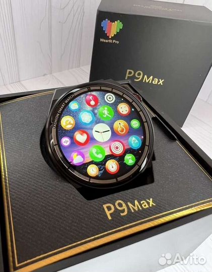 Смарт часы мужские P9 Max