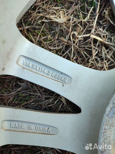 Литые диски r15 б.у 5114.3