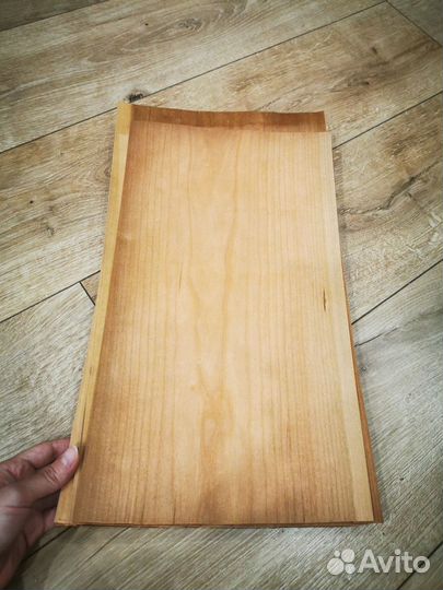 19 листов Шпон вишни/деревянные фитиля для свечей