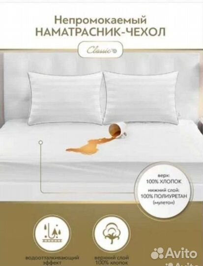 Непромокаемые наматрасник