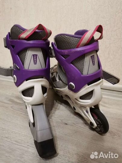 Ролики раздвижные и защитный шлем