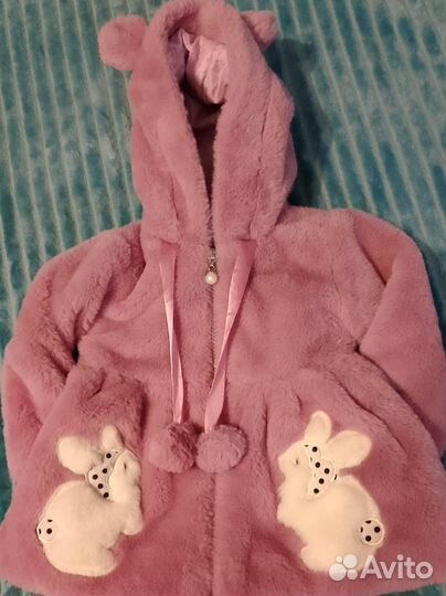 Шубка для девочки 80-86