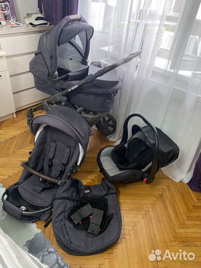 Коляска 3 в 1 fd design salsa 4