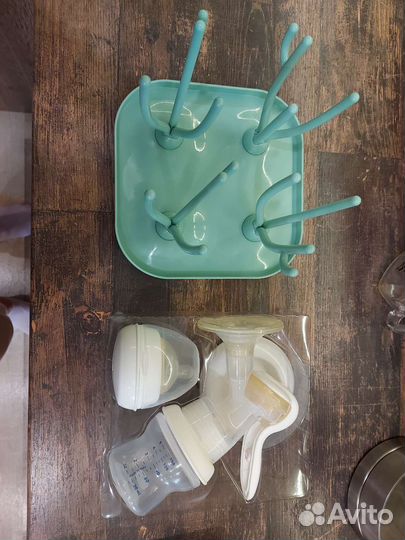 Молоотсос ручной Chicco + сушилка для бутылочек